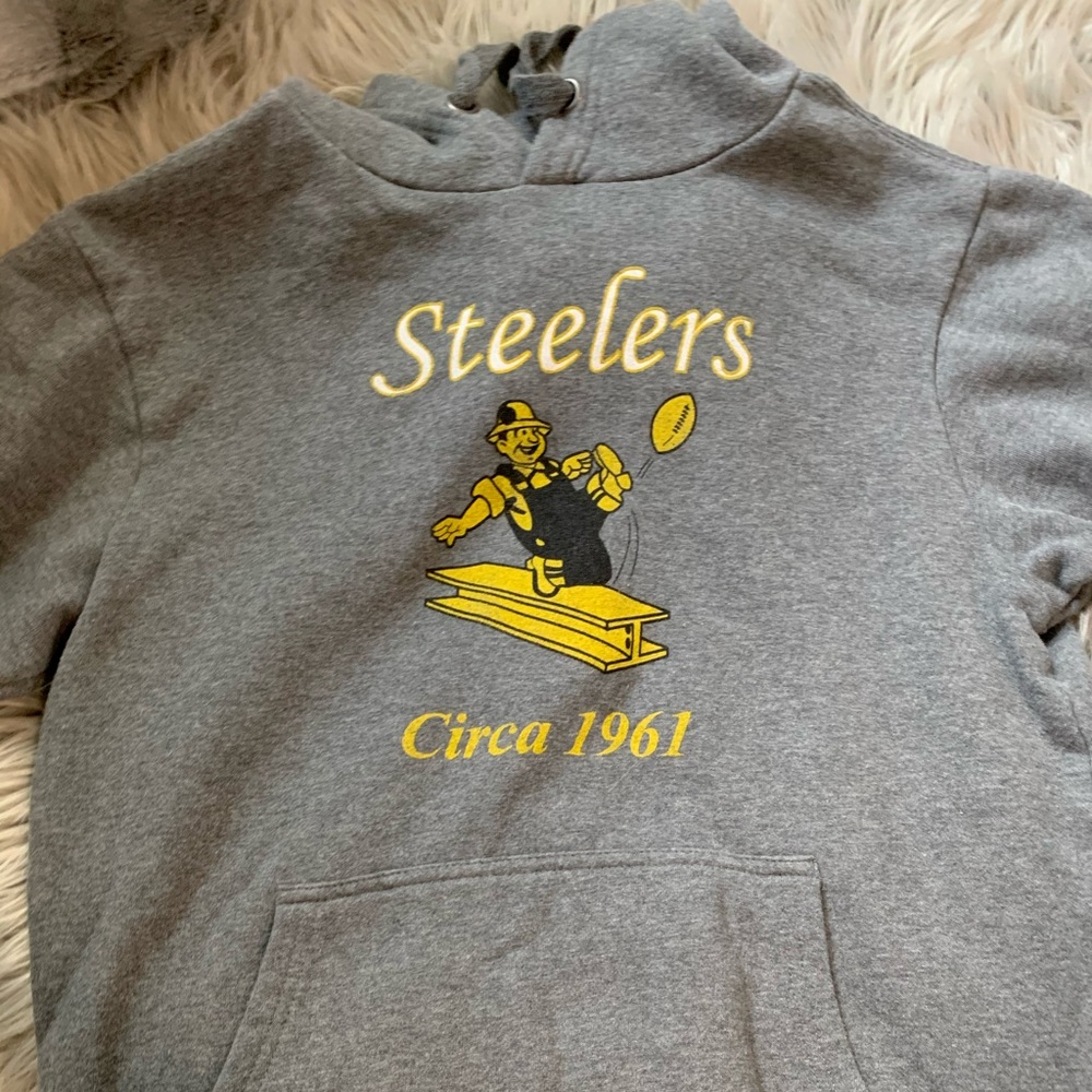 NFL Pro Line Throwback Logo Steelers Hoodie S